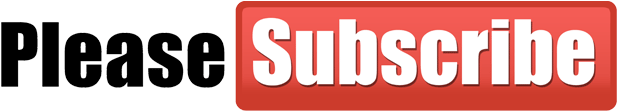 Red Subscribe Button Banner PNG image