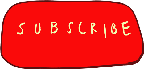 Red Subscribe Button PNG image