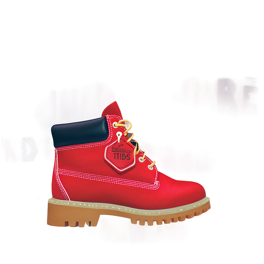 Red Timbs Edition Png Jel64 PNG image