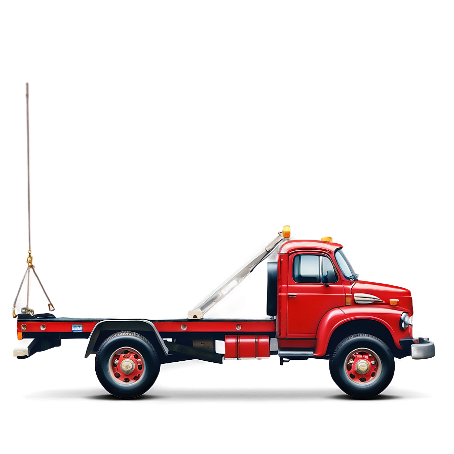 Red Tow Truck Png Qjo PNG image