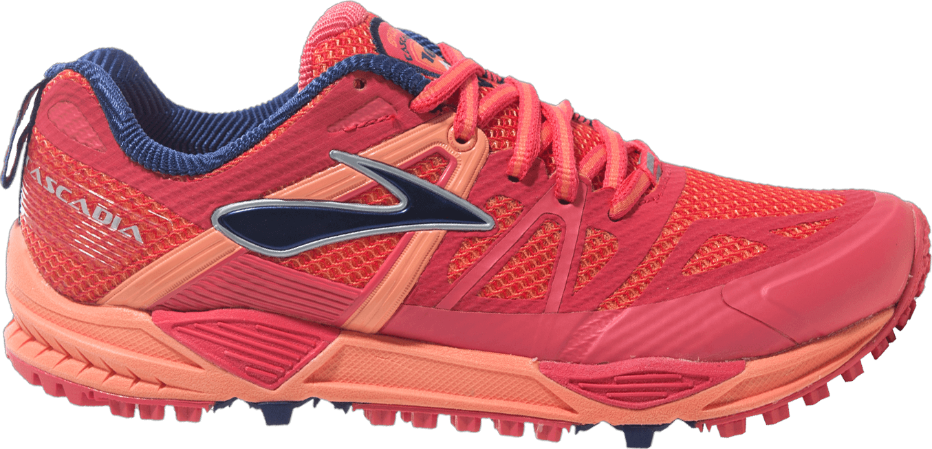 Red Trail Running Shoe PNG image