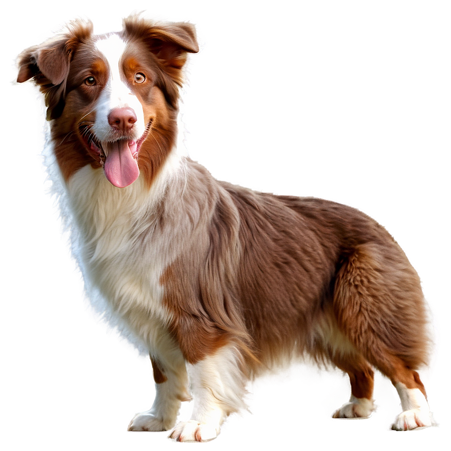 Red Tri Australian Shepherd Png Wqm PNG image