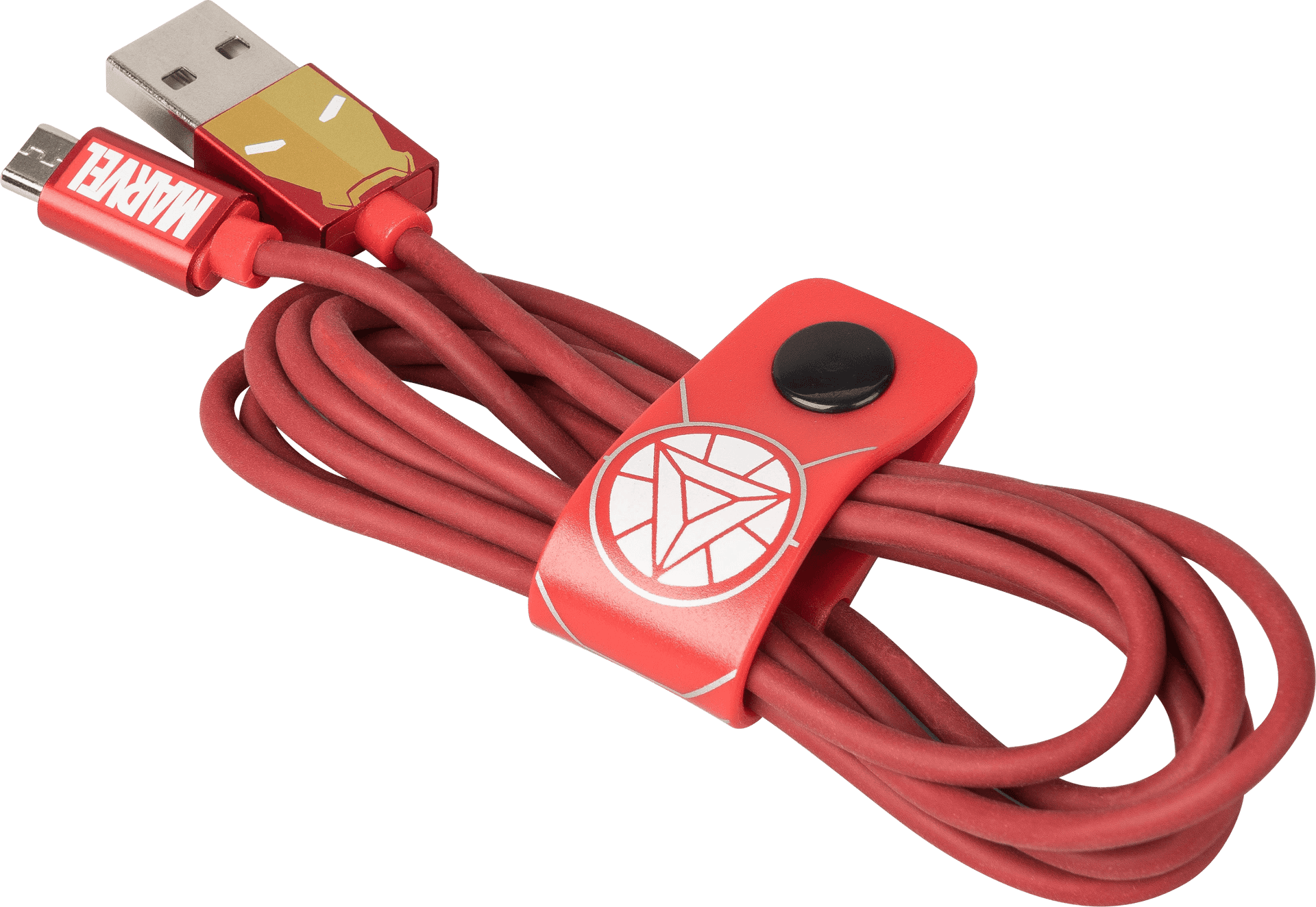 Red U S B Cablewith Organizer PNG image