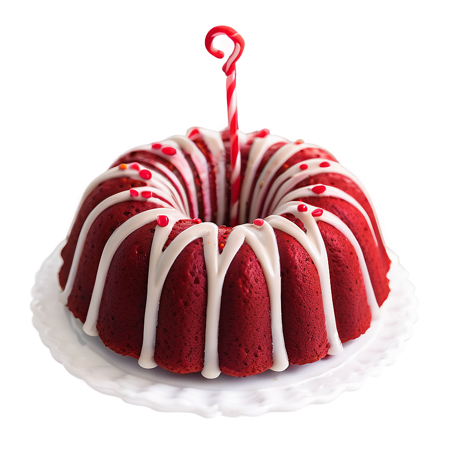 Red Velvet Bundt Cake Png 42 PNG image