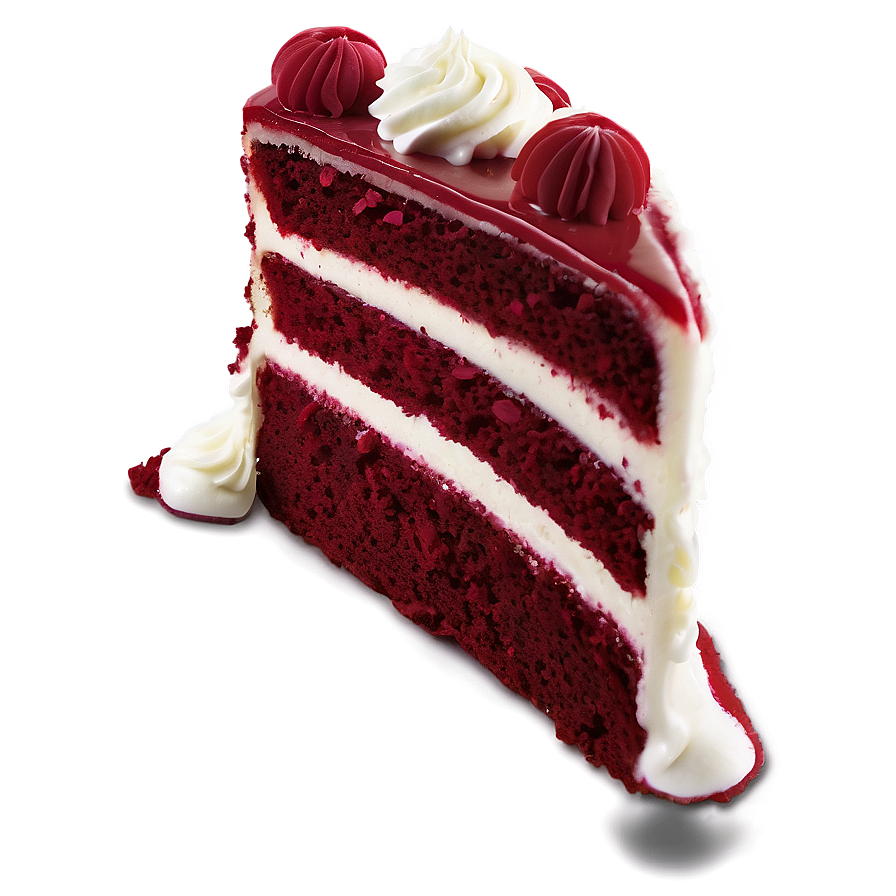 Red Velvet Cake C PNG image