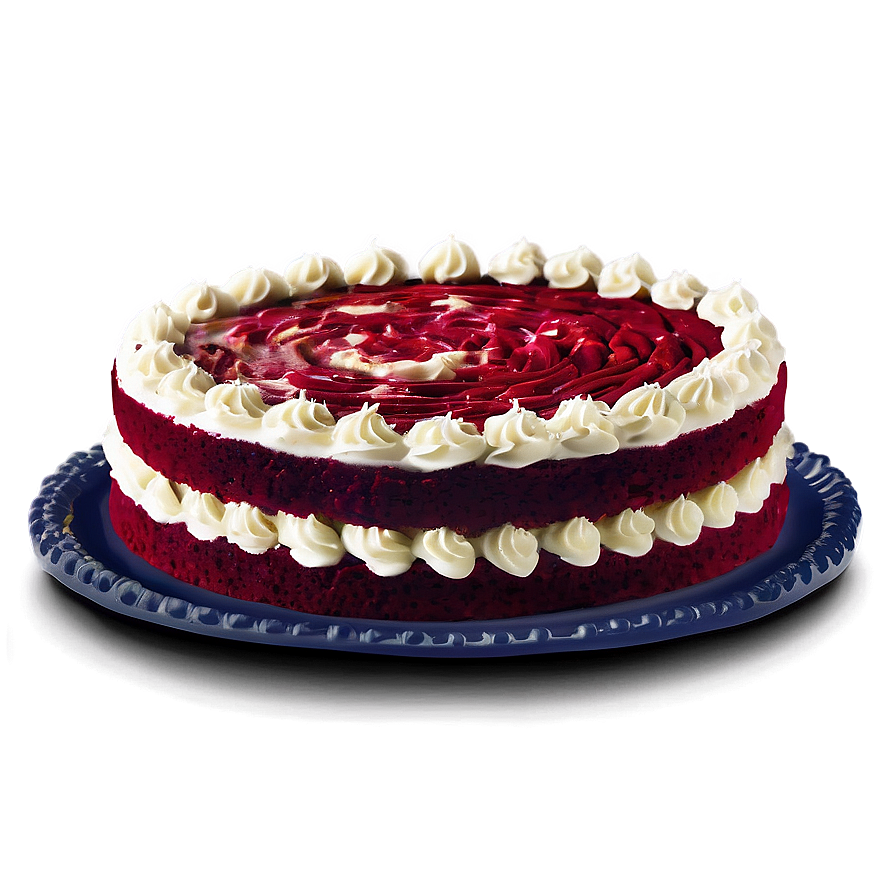 Red Velvet Cake For Christmas Png 06292024 PNG image