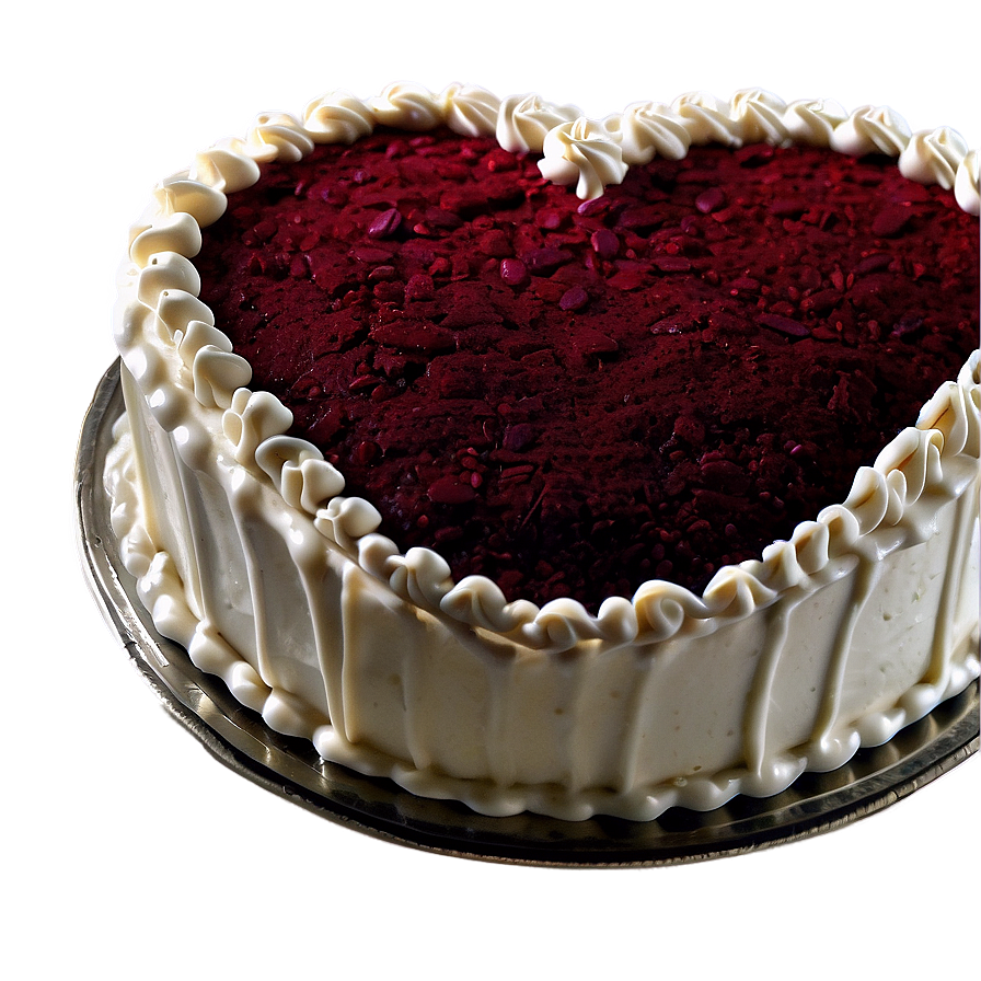 Red Velvet Cake For Valentine's Day Png 06292024 PNG image