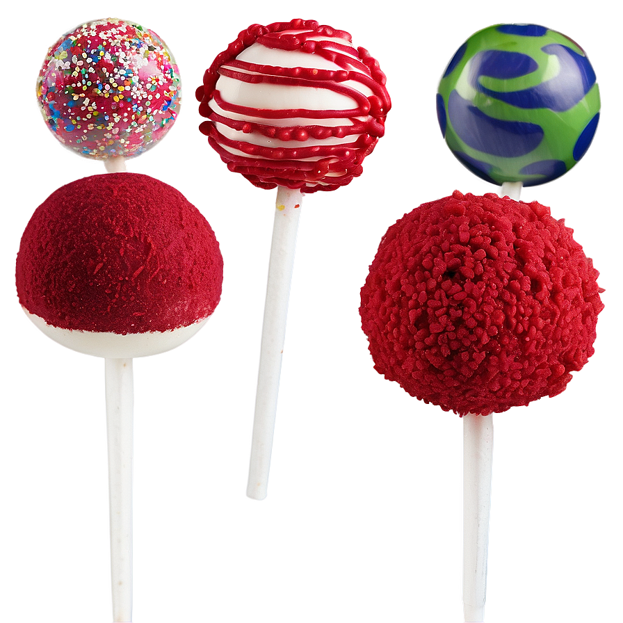 Red Velvet Cake Pop Png Gnr PNG image