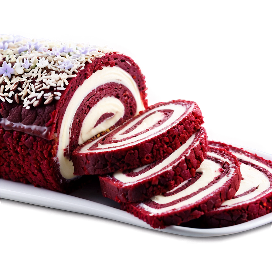 Red Velvet Cake Roll Png Hrs52 PNG image