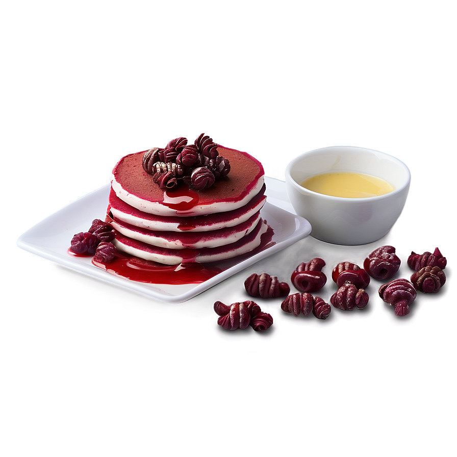 Red Velvet Pancakes Png Khs56 PNG image