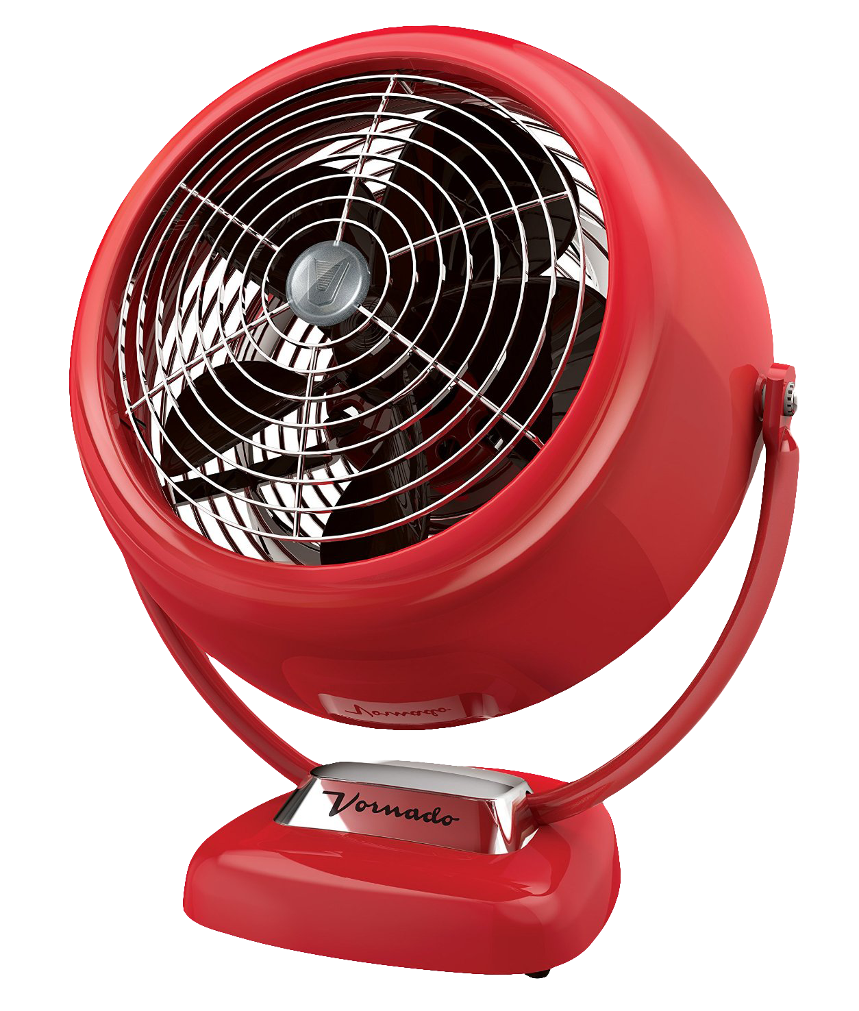 Red Vintage Style Vornado Fan PNG image