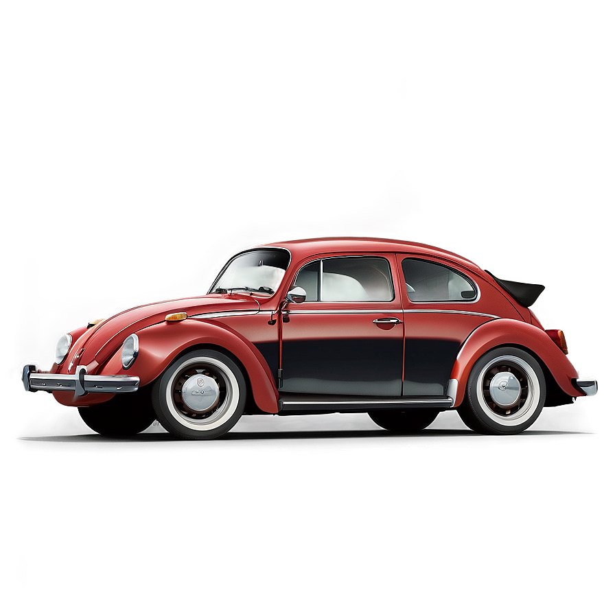 Red Volkswagen Beetle Vehicle Png 45 PNG image