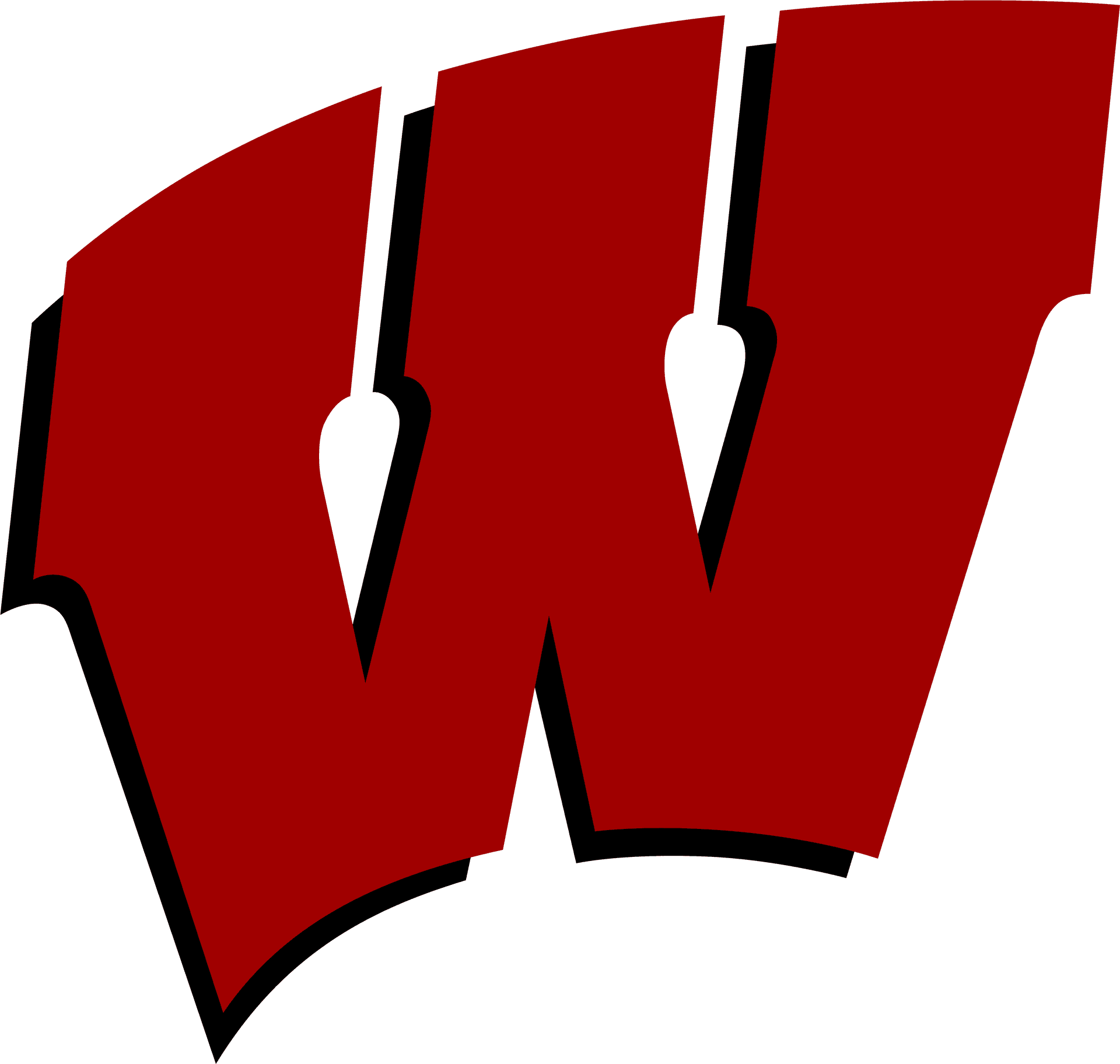 Red W Football Logo PNG image