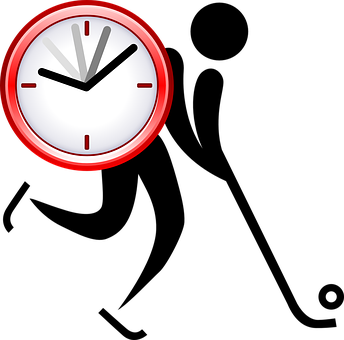 Red Wall Clock Icon PNG image