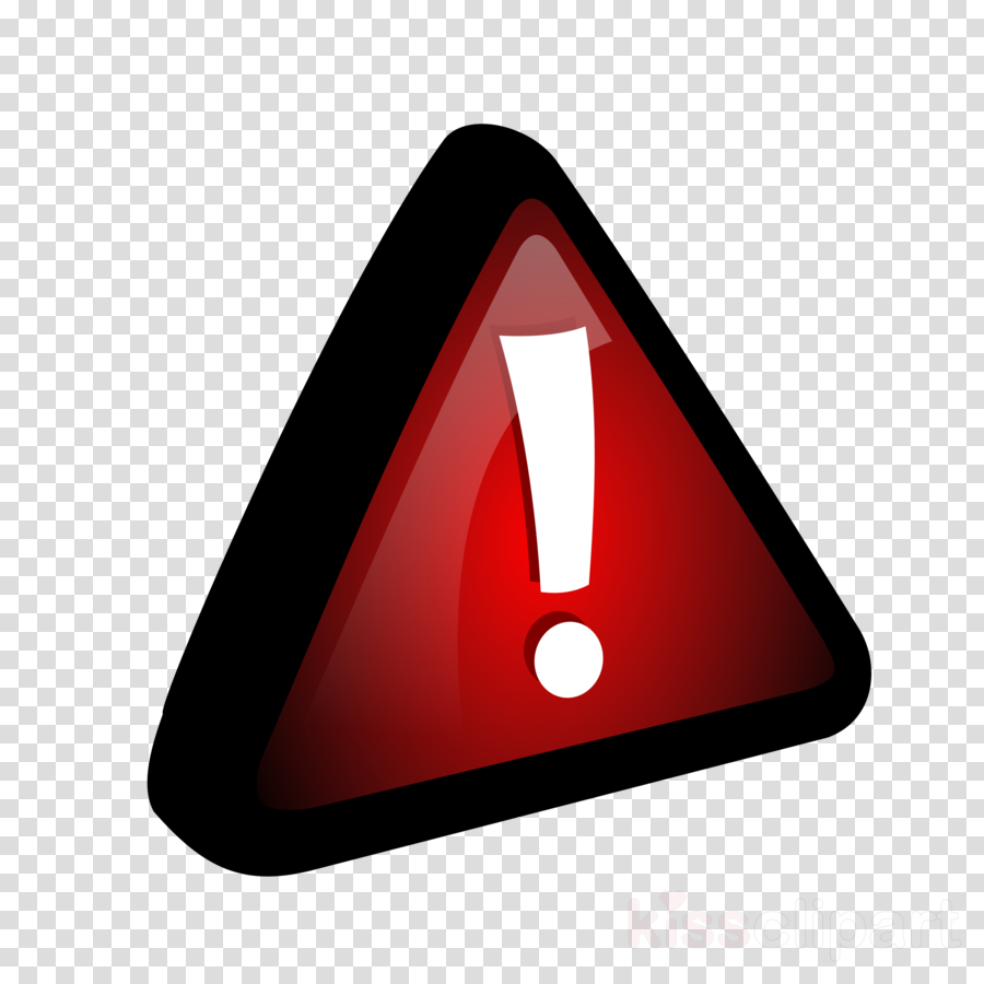 Red Warning Sign Transparent Background PNG image