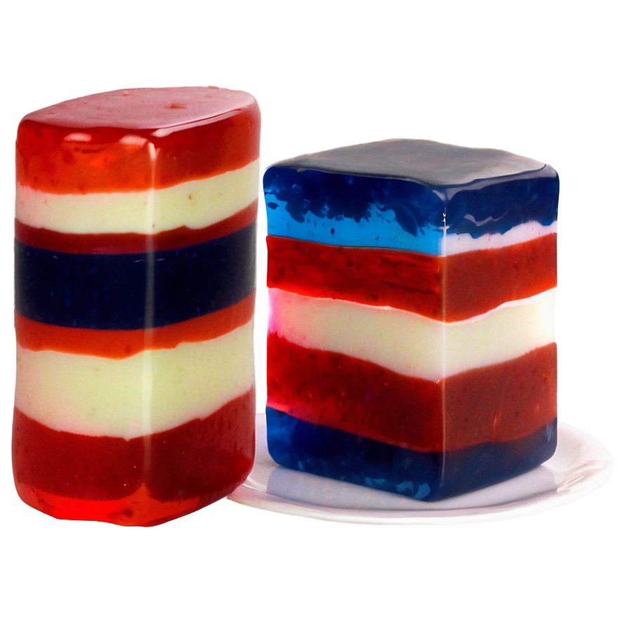 Red White And Blue Jello Salute Png 06132024 PNG image