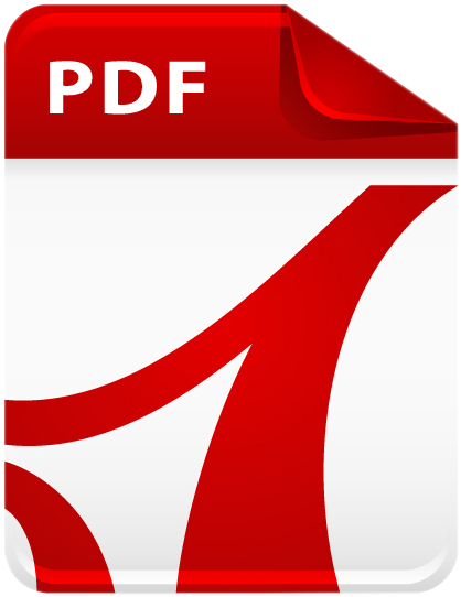 Red White P D F Icon PNG image