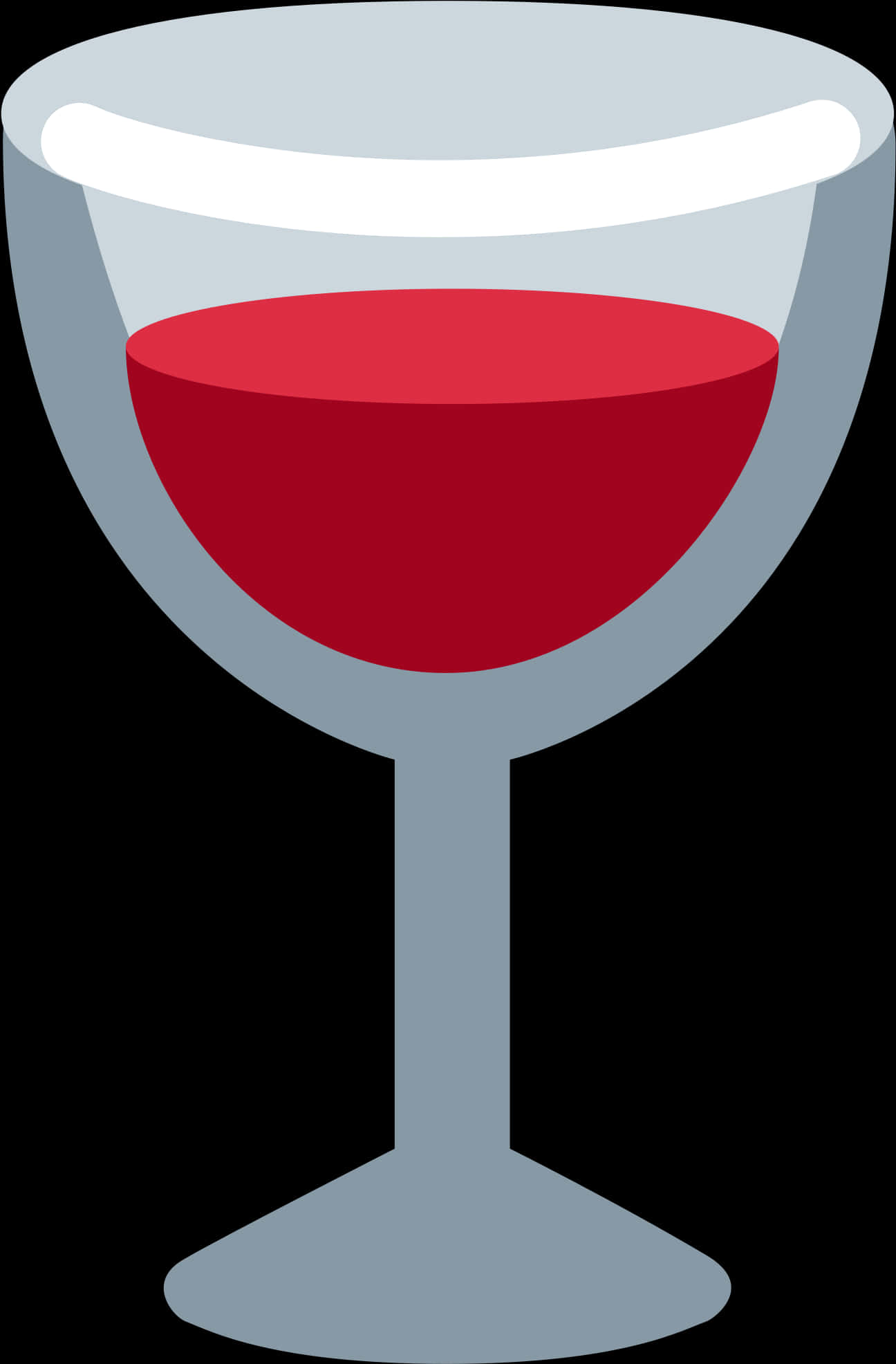 Red Winein Glass Vector Illustration PNG image