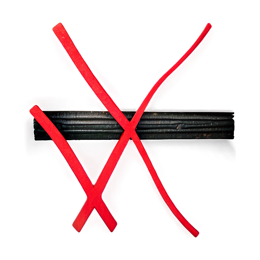 Red X Not Permitted Sign Png 39 PNG image