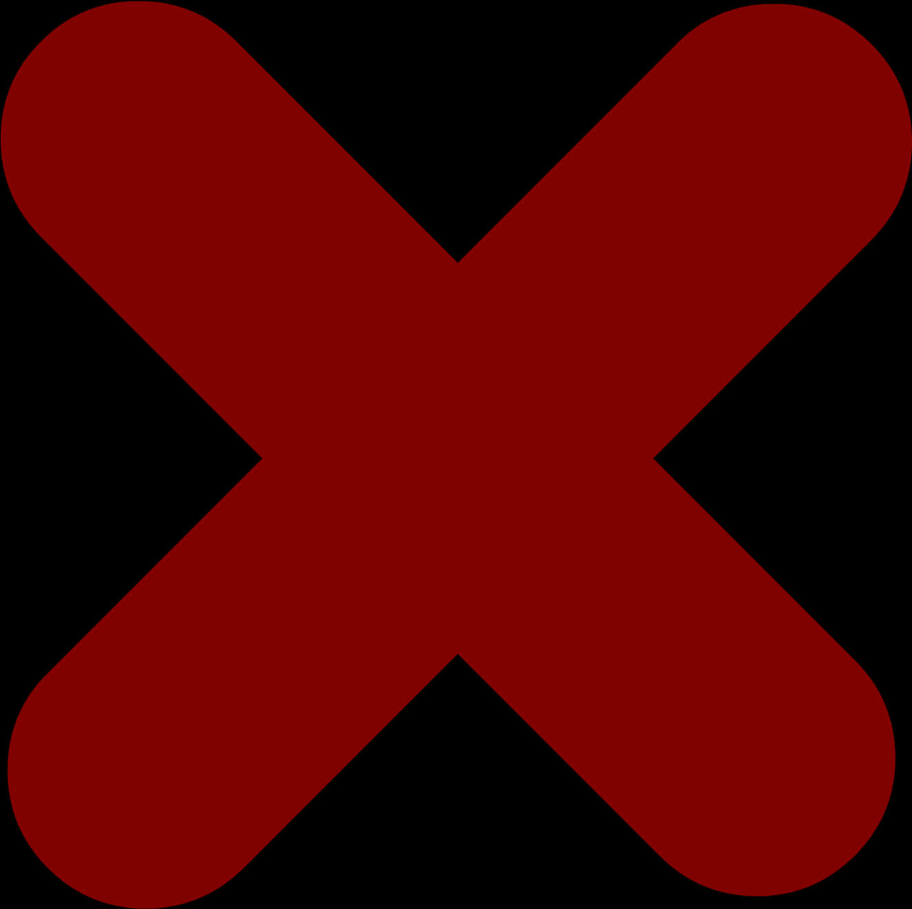 Red X Symbol PNG image