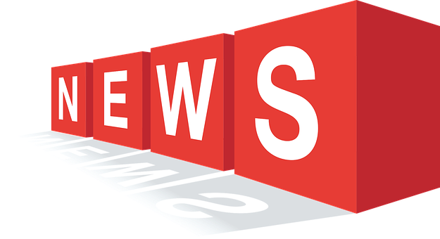 Red3 D News Blocks PNG image