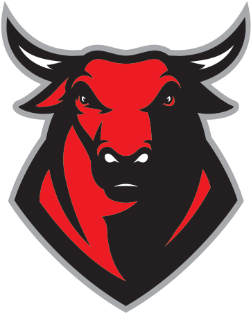 Redand Black Bull Logo PNG image