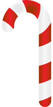 Redand Black Candy Cane PNG image