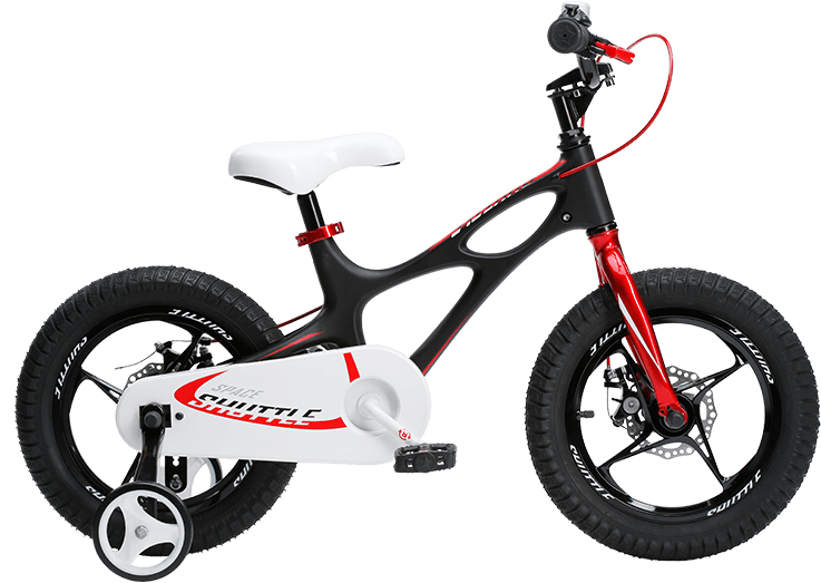 Redand Black Childrens Bike PNG image