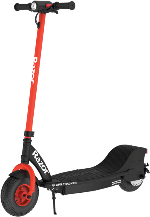 Redand Black Electric Scooter PNG image