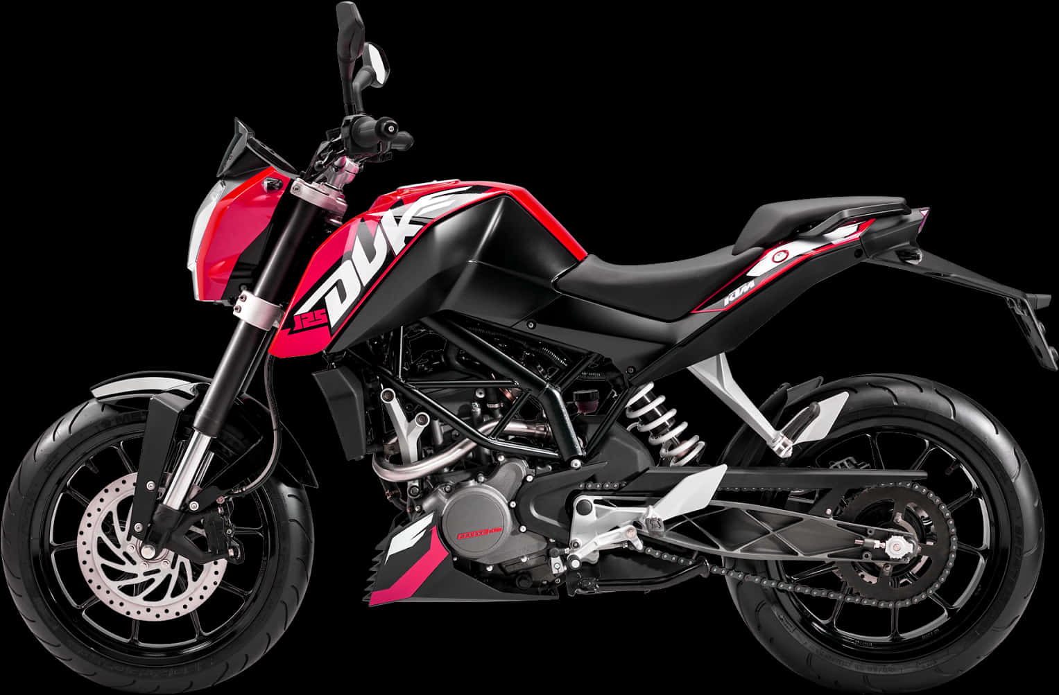 Redand Black Sport Motorcycle H D PNG image