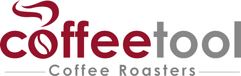 Redand Gray Coffee Tool Logo PNG image