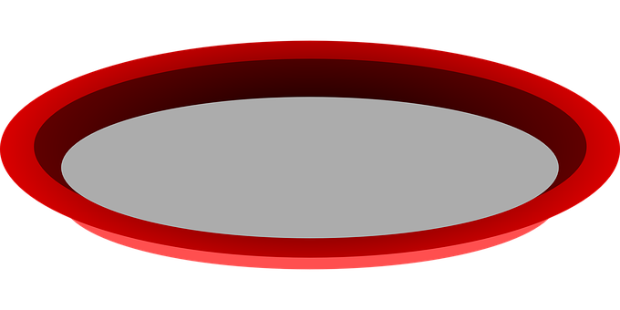 Redand Gray Oval Graphic PNG image