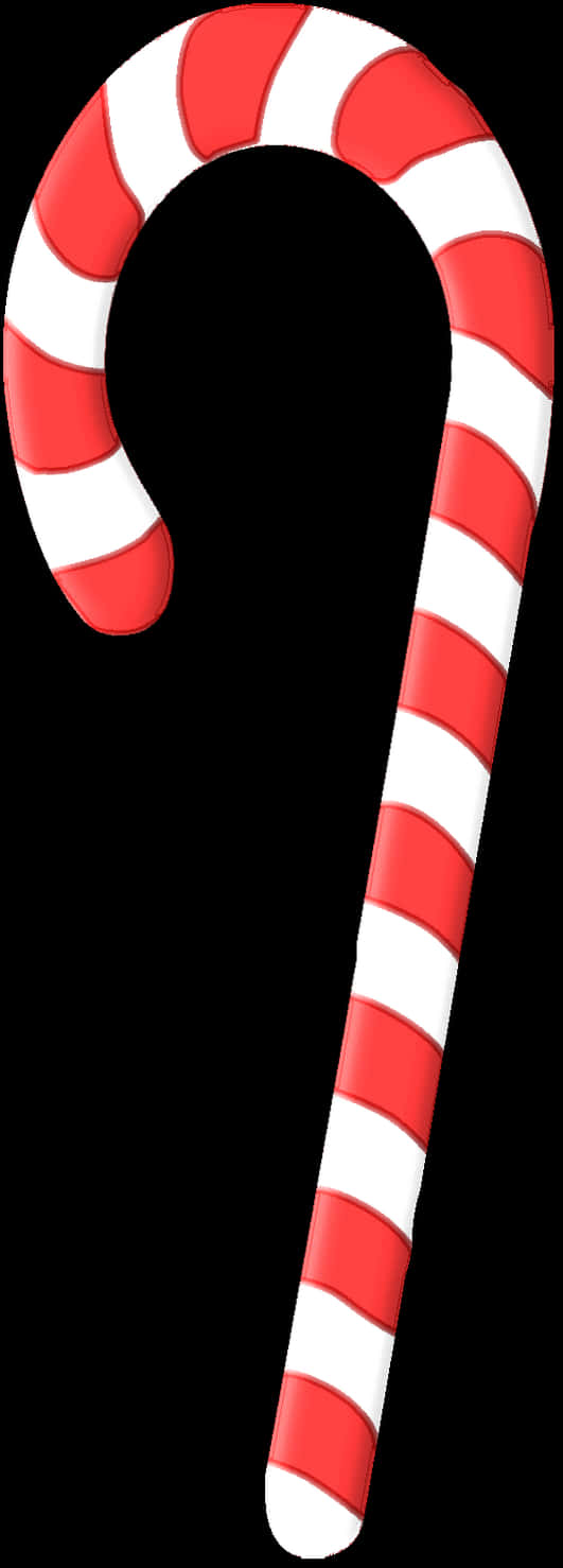 Redand White Candy Cane PNG image