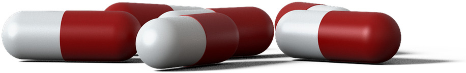 Redand White Capsules PNG image