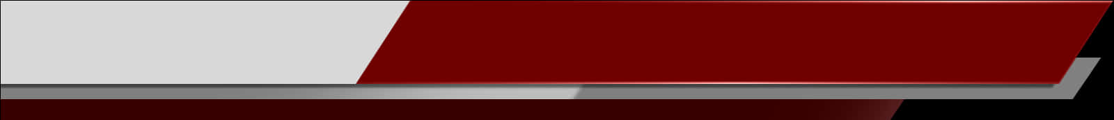 Redand White Lower Third Graphic PNG image