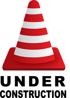Redand White Traffic Cone Graphic PNG image