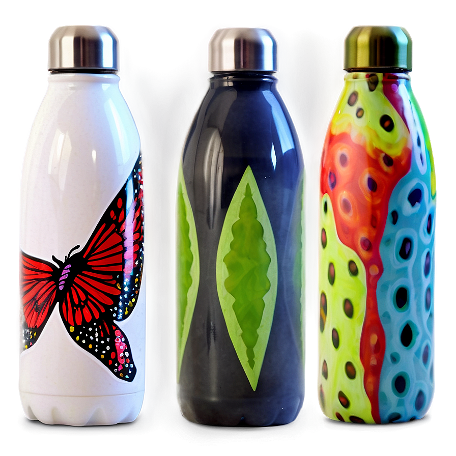 Redbubble Water Bottles Png 06282024 PNG image