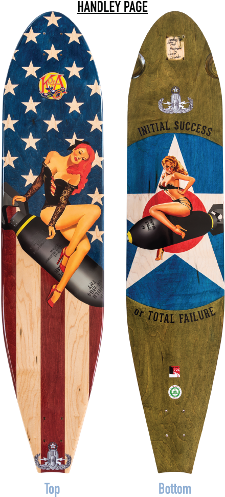 Redhead Pinup Surfboard Design PNG image