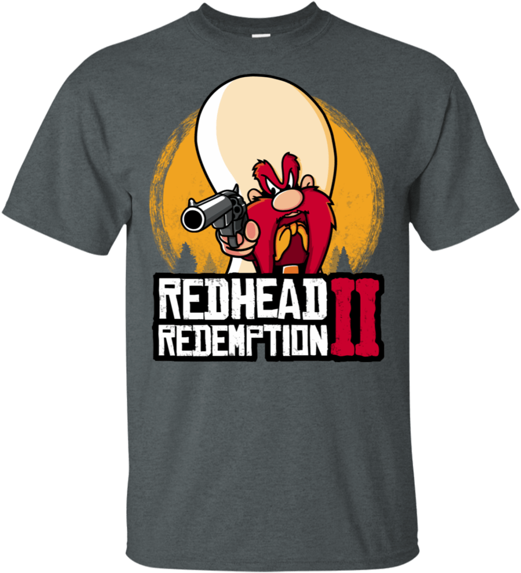 Redhead Redemption I I T Shirt Design PNG image