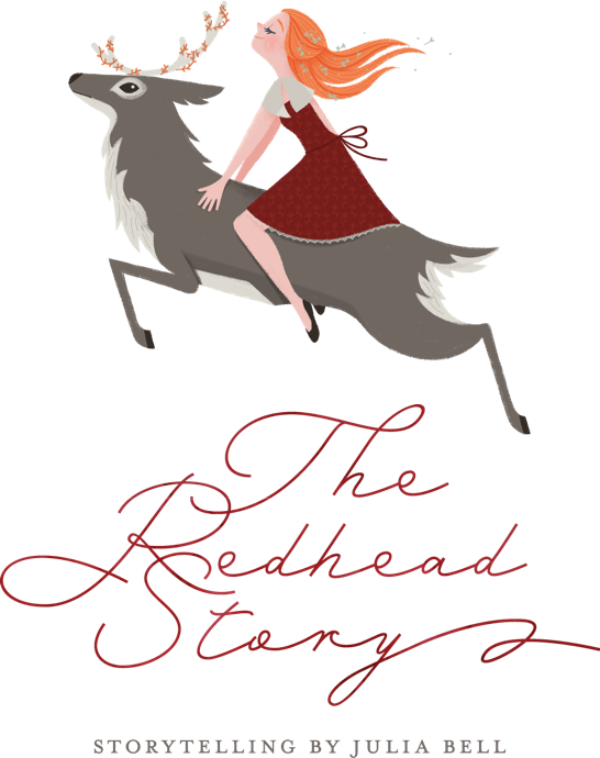 Redhead Story Illustration PNG image