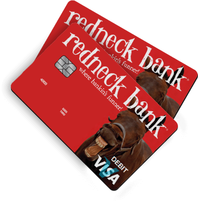 Redneck Bank Debit Card PNG image