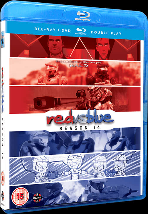 Redvs Blue Season14 Bluray Cover PNG image
