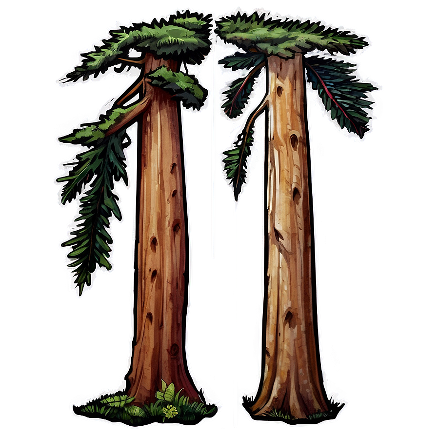 Redwood Forest Giants Png 1 PNG image