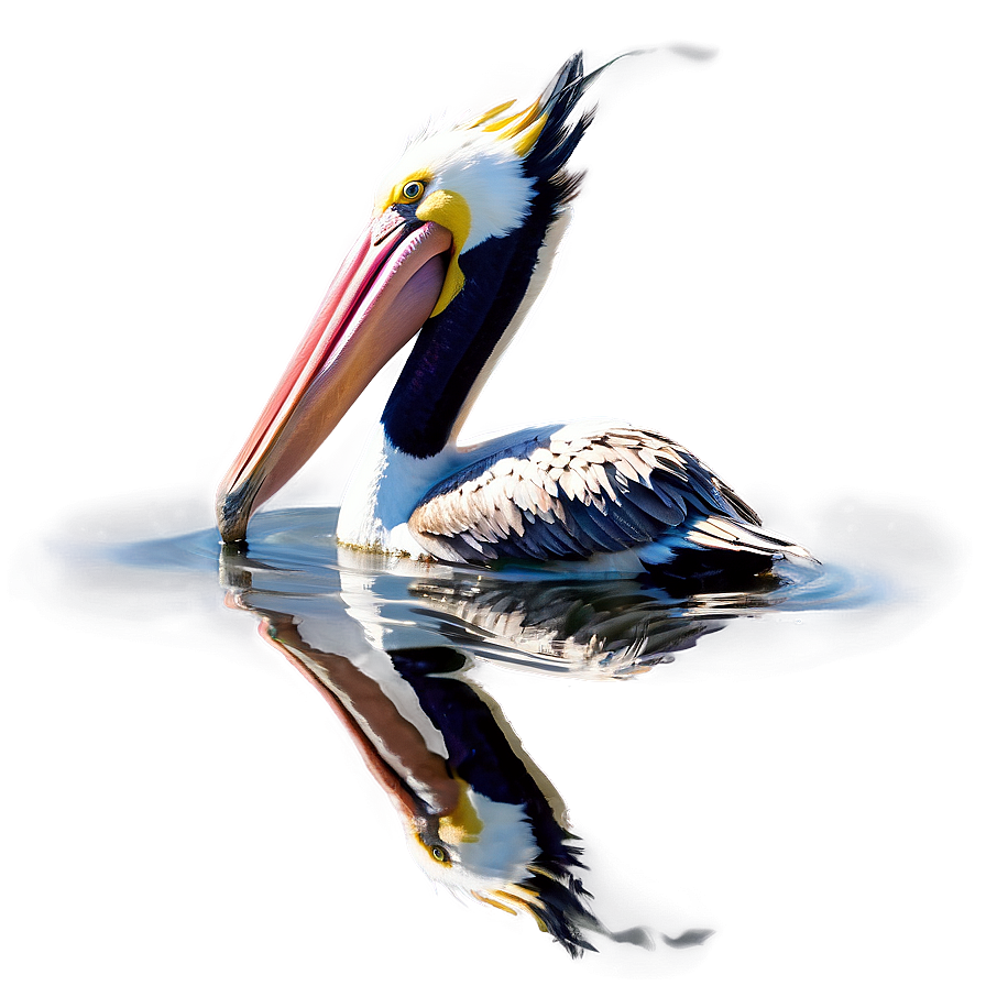 Reflective Pelican Water Png Mlt4 PNG image