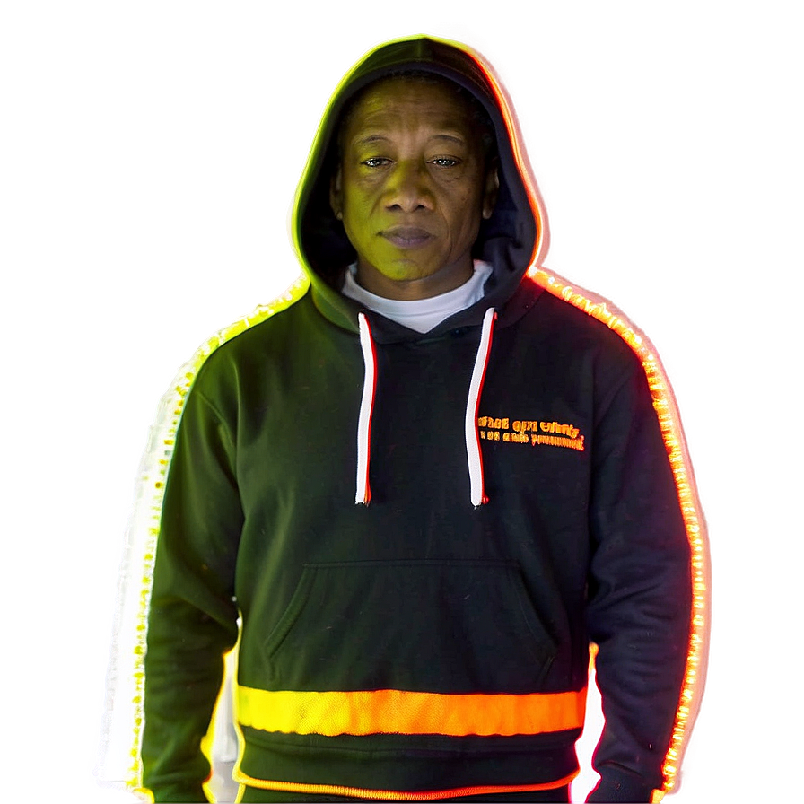 Reflective Safety Hoodie Strings Png 06272024 PNG image