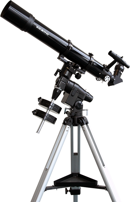Reflective Telescopeon Tripod Stand PNG image