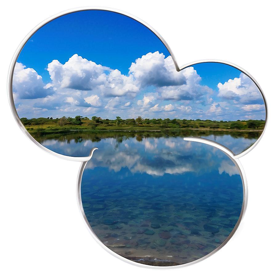 Reflective Water Sky Png 05032024 PNG image