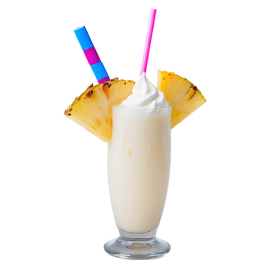 Refreshing Pina Colada Beverage Png Bjh49 PNG image