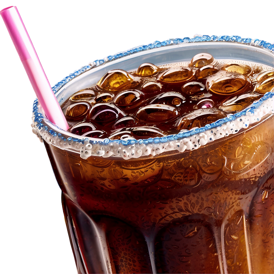 Refreshing Root Beer Slushie Png Hhi PNG image