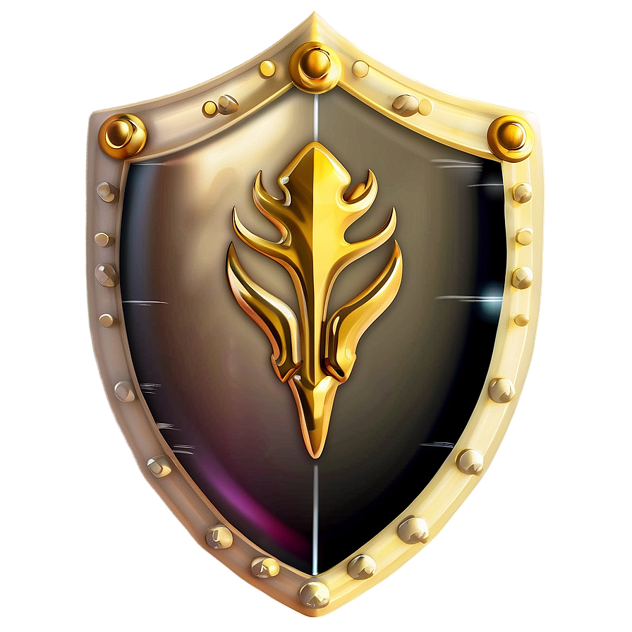 Regal Gold Shield Png 06282024 PNG image